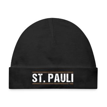 St. Pauli - Baby Premium Organic Mütze - Schwarz - Vorne