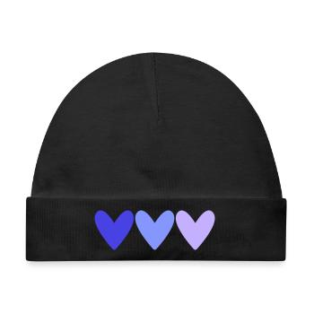 HERZ. PAAR. GERADE VERHEIRATET. Junggesellinnenabschied. VALENTINSTAG. - Baby Premium Organic Mütze - Schwarz - Vorne
