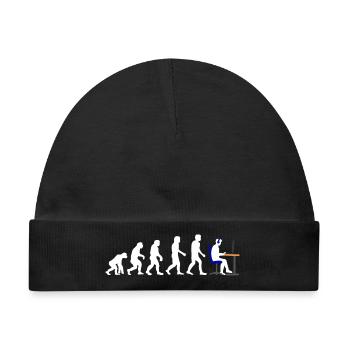 Gamer Evolution - Baby Premium Organic Mütze - Schwarz - Vorne