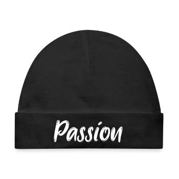 Passion Leidenschaft Vision Träume  - Baby Premium Organic Mütze - Schwarz - Vorne