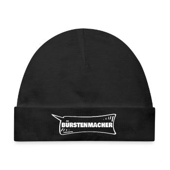 Azubi Buerstenmach - Baby Premium Organic Mütze - Schwarz - Vorne