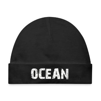 OCEAN - Baby Premium Organic Mütze - Schwarz - Vorne