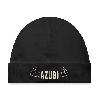 Azubi Design für Auszubildende und Lehrling - Baby Premium Organic Mütze - Schwarz - Vorne