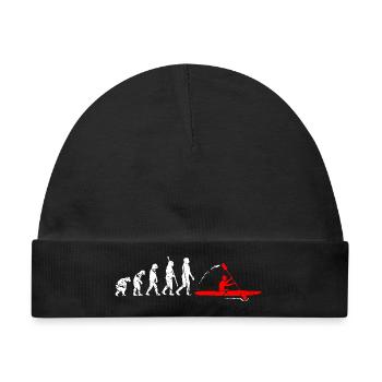 Kajak Evolution Kajakfahrer Kajaker Kayak - Baby Premium Organic Mütze - Schwarz - Vorne