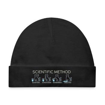 Katzenexperiment - Baby Premium Organic Mütze - Schwarz - Vorne