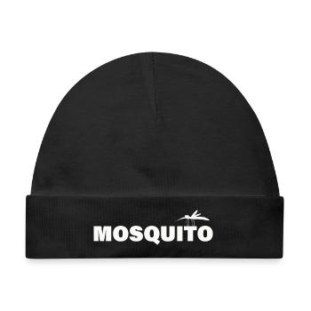 MOSQUITO - Baby Premium Organic Mütze - Schwarz - Vorne
