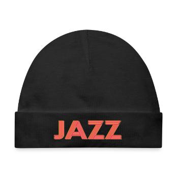 Jazz - Baby Premium Organic Mütze - Schwarz - Vorne