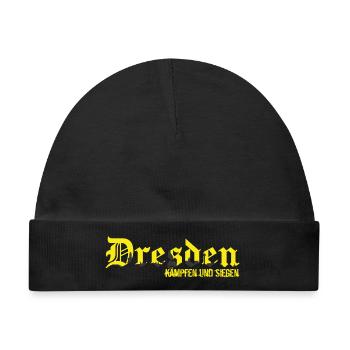 Dresden - Baby Premium Organic Mütze - Schwarz - Vorne
