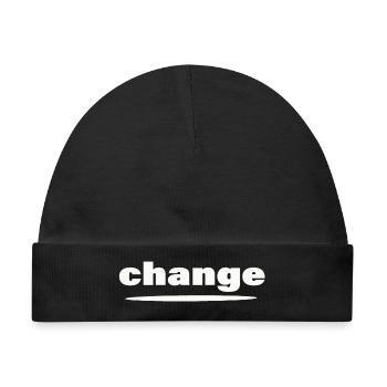CHANGE - Baby Premium Organic Mütze - Schwarz - Vorne