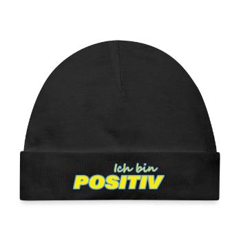 POSITIV - Baby Premium Organic Mütze - Schwarz - Vorne