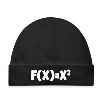 f(x) mathematische Gleichung - Baby Premium Organic Mütze - Schwarz - Vorne
