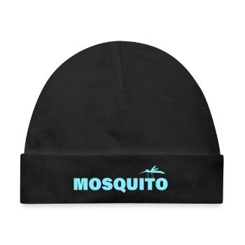 MOSQUITO - Baby Premium Organic Mütze - Schwarz - Vorne