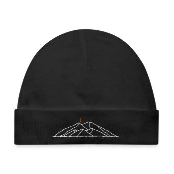 Evolution zum Luggage Trek - Baby Premium Organic Mütze - Schwarz - Vorne