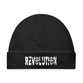 Anonyme Revolution - Baby Premium Organic Mütze - Schwarz - Vorne