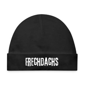 Frechdachs - Baby Premium Organic Mütze - Schwarz - Vorne