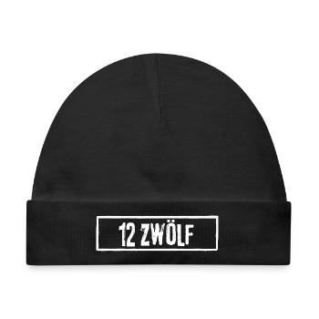 12 Zwolf  Geburtstag Rock Grunge - Baby Premium Organic Mütze - Schwarz - Vorne