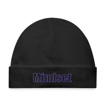 Mindset - Baby Premium Organic Mütze - Schwarz - Vorne