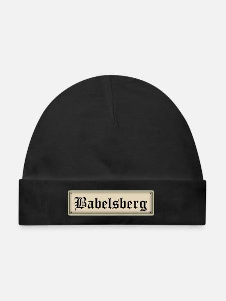 BABELSBERG - Baby Premium Organic Mütze - Schwarz