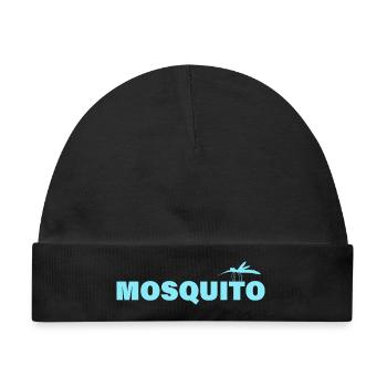 MOSQUITO - Baby Premium Organic Mütze - Schwarz - Vorne
