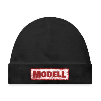 Geschenk für Modell - Baby Premium Organic Mütze - Schwarz - Vorne