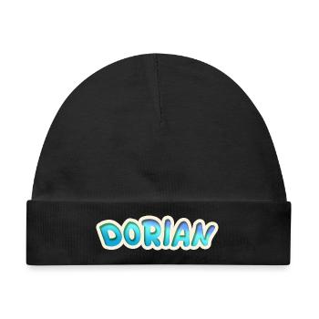 Beruf Dorian - Baby Premium Organic Mütze - Schwarz - Vorne