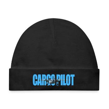 Cargo pilot An-26 - Baby Premium Organic Mütze - Schwarz - Vorne