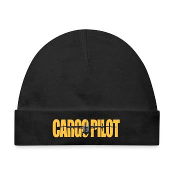 Cargo pilot An-12 - Baby Premium Organic Mütze - Schwarz - Vorne