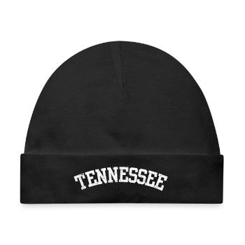 Tennessee - Baby Premium Organic Mütze - Schwarz - Vorne