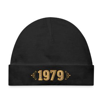 Legende seit 1979, Retro 1979 - Baby Premium Organic Mütze - Schwarz - Vorne
