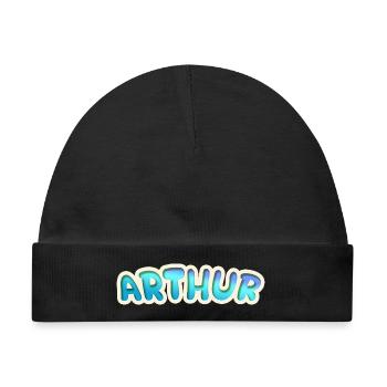 Beruf Arthur - Baby Premium Organic Mütze - Schwarz - Vorne