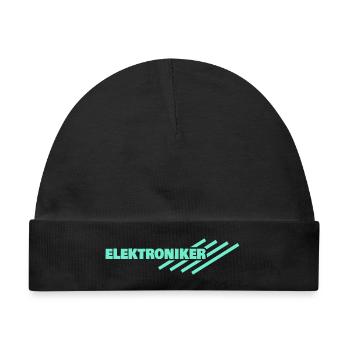 Elektroniker als Beruf - Baby Premium Organic Mütze - Schwarz - Vorne
