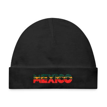 Mexico Retro Shirt - Baby Premium Organic Mütze - Schwarz - Vorne