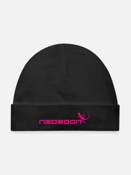 neozoon magenta - Baby Premium Organic Mütze - Schwarz