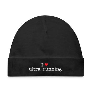 Ich liebe Ultra Running - Baby Premium Organic Mütze - Schwarz - Vorne