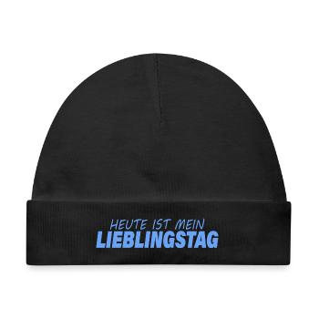LIEBLINGSTAG - Baby Premium Organic Mütze - Schwarz - Vorne