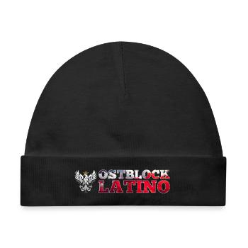 Ostblock Latino Pole Polen weißer Adler Geschenk - Baby Premium Organic Mütze - Schwarz - Vorne