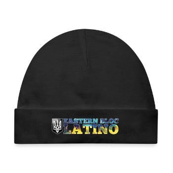 Ostblock Latino Ukrainer Ukraine Geschenk - Baby Premium Organic Mütze - Schwarz - Vorne
