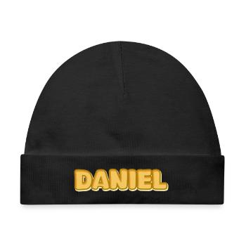 Daniel Daniel - Baby Premium Organic Mütze - Schwarz - Vorne