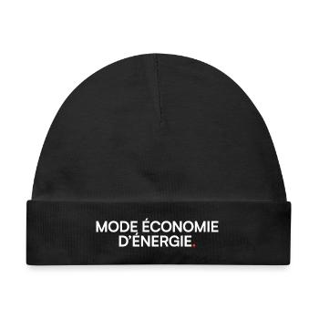 Energiesparmodus, Humor, Müdigkeit - Baby Premium Organic Mütze - Schwarz - Vorne
