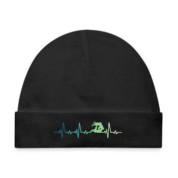 Jiu Jitsu Herzschlag Jiu-Jitsu - Baby Premium Organic Mütze - Schwarz - Vorne