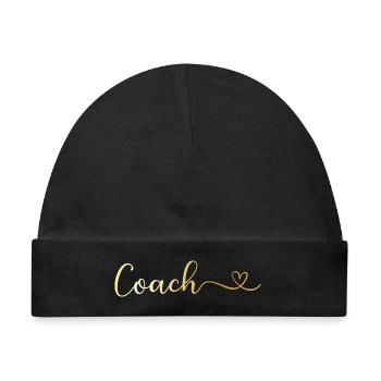 Coach - Baby Premium Organic Mütze - Schwarz - Vorne