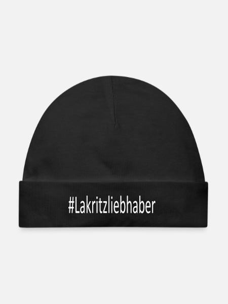 #Lakritzliebhaber - Baby Premium Organic Mütze - Schwarz
