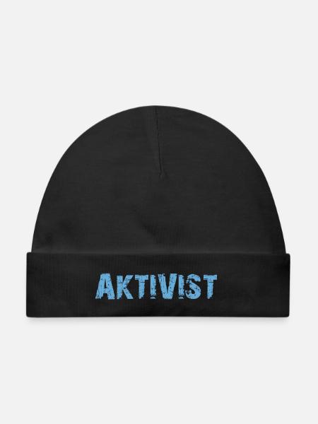 AKTIVIST - Baby Premium Organic Mütze - Schwarz