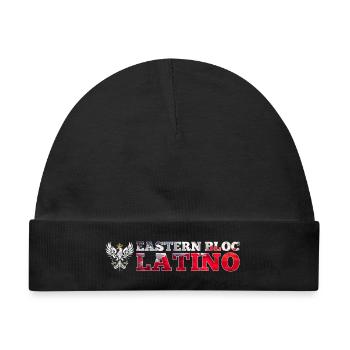Ostblock Latino Pole Polen weißer Adler Geschenk - Baby Premium Organic Mütze - Schwarz - Vorne