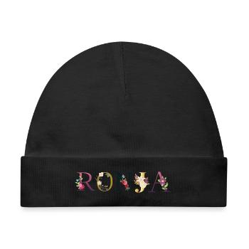 Ronja - Baby Premium Organic Mütze - Schwarz - Vorne