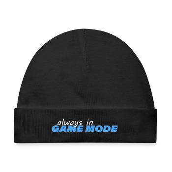 ALWAYS IN GAME MODE - Baby Premium Organic Mütze - Schwarz - Vorne