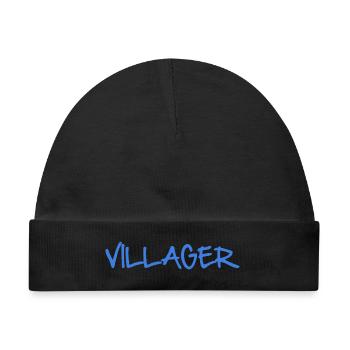 VILLAGER - Baby Premium Organic Mütze - Schwarz - Vorne