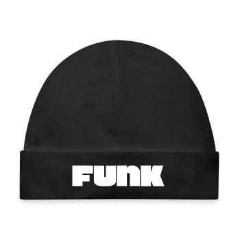 Funk-Logo - Baby Premium Organic Mütze - Schwarz - Vorne
