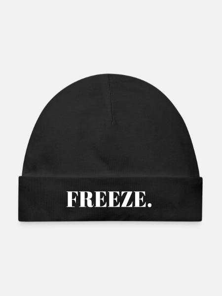 freeze - Baby Premium Organic Mütze - Schwarz
