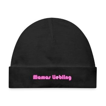 Mamas Liebling - Baby Premium Organic Mütze - Schwarz - Vorne